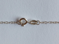 Preview: silver chain with 3 mm white zirconia heart pendant-anchor chain 45 cm---